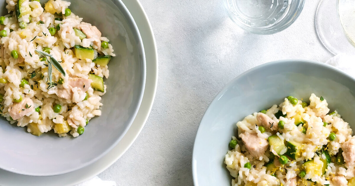 Risotto With Chicken And Courgettes Perutnina Ptuj